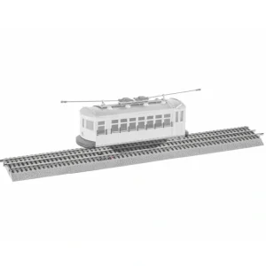 Track-6-84373 - FasTrack Special Trolley Announcement Track 15" - Quality Trains and Accessories Galore
