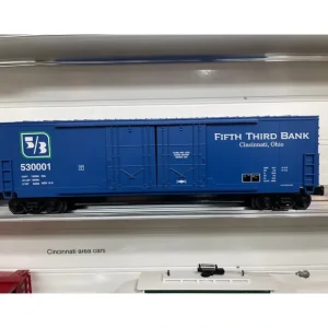Rolling Stock-30-71083 - Fifth Third Bank 50 Double-Plugged Box Car #530001 - Quality Trains and Accessories Galore
