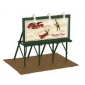 RailKing Accessories - O Scale-30-90698 - Flexible Flyer Lighted Billboard - Quality Trains and Accessories Galore