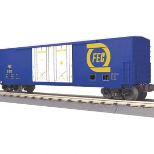 Rolling Stock-30-74916 - Florida East Coast 50' Double Door Plugged Boxcar - Quality Trains and Accessories Galore