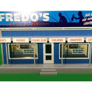 Buildings / Kits-30-90629 - Fredo's Boat Rentals Road Side Stand - Quality Trains and Accessories Galore
