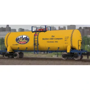Rolling Stock-70-73062 - G GAUGE - Skyline Chili Unibody Tank Car #005 / G Gauge - Quality Trains and Accessories Galore