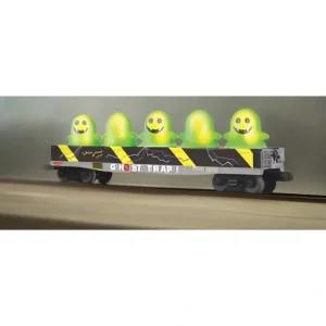 O Rolling Stock-30-72254 - Ghost Trap Gondola Car w/Flickering Lighted Ghosts - Ghost Trap No. 2021 - Quality Trains and Accessories Galore