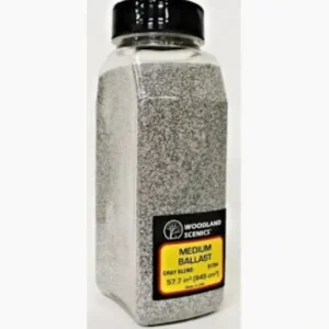 Accessories-1394 - Gray Blend / Medium Ballast / 32 oz Shaker - Quality Trains and Accessories Galore