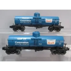 Rolling Stock-6-26981 - Gulf - Tank Cars (Die-Cast) 2-Pack - Quality Trains and Accessories Galore