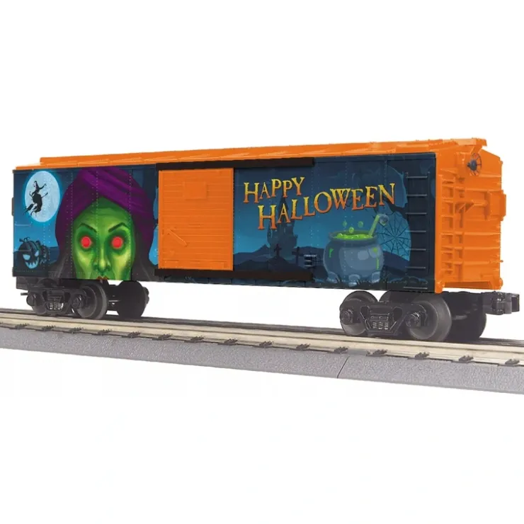 Rolling Stock-30-71152 - Halloween Box Car w/Glowing LEDs - Halloween Car No. 1031 - Quality Trains and Accessories Galore