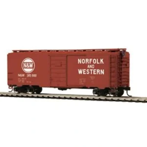 Rolling Stock-85-74149 - HO GAUGE Norfolk & Western 40' PS-1 Box Car #385888 - Quality Trains and Accessories Galore