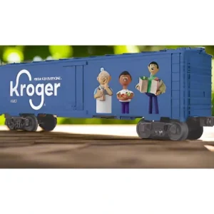 Rolling Stock-30-78240 - Kroger Modern Reefer Car - (Krojis - Dixie Union Station) - Quality Trains and Accessories Galore