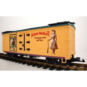 LGB 41720 - G SCALE ANNIE OAKLEY REFRIGERATOR REEFER TRAIN CAR - Quality Trains and Accessories Galore