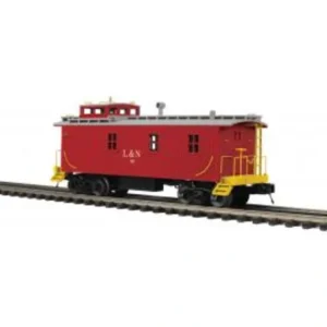 Rolling Stock-20-91778 - Louisville & Nashville 35 Woodsided Caboose - Quality Trains and Accessories Galore