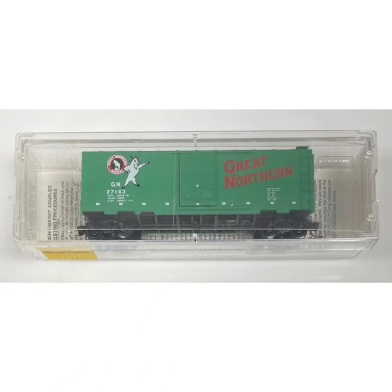 Micro-Trains 02000420 N Great Northern 40' Standard Single Door Boxcar #27163 - Quality Trains and Accessories Galore> Discount