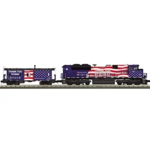 Engines-30-20822-1 - Montana Rail Link (Veterans) SD70ACe Imperial Diesel & Caboose Set With Proto-Sound 3.0 - Quality Trains and Accessories Galore