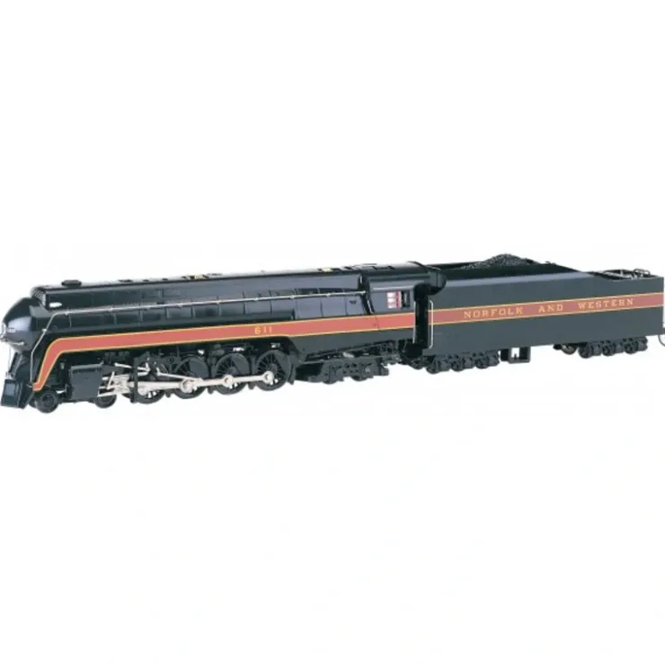 HO Engines-53201 - N&W J 4-8-4 Steam Locomotive #611 / Railfan / DCC Sound - Quality Trains and Accessories Galore