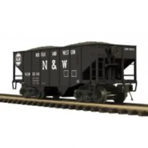 Rolling Stock-20-97393 - Norfolk & Western 2-Bay Fish Belly Hopper Car - Quality Trains and Accessories Galore