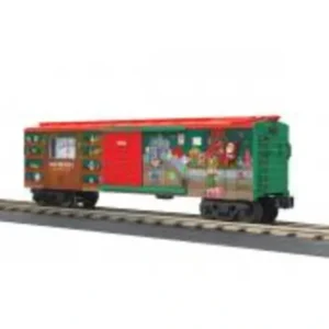 Rolling Stock-30-71185 - North Pole Power & Light Box Car w/Power Meter - Quality Trains and Accessories Galore