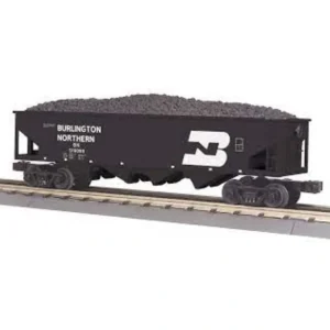 Rolling Stock-30-75530 - O Gauge Burlington Northern 4-Bay Hopper Car - Quality Trains and Accessories Galore
