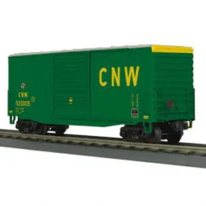 Rolling Stock-30-74989 - O Gauge Chicago North Western 40' High Cube Box Car - Quality Trains and Accessories Galore