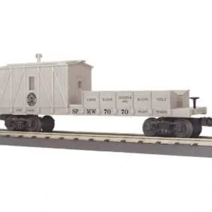 Rolling Stock-30-79571 - O Gauge Crane Tender Car - Southern Pacific Car No. 7070 - Quality Trains and Accessories Galore