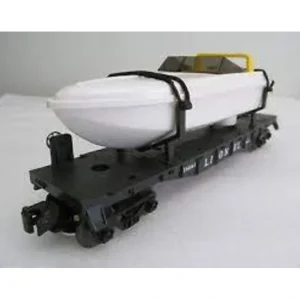 Rolling Stock-6-16661 - O GAUGE Lionel Flatcar w/Motorized Boat - Quality Trains and Accessories Galore