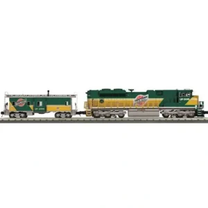 Engines-30-20949-1 - O Gauge SD70ACe Imperial Diesel & Caboose Set With Proto-Sound 3.0 - Chicago North Western (UP Heritage) - Quality Trains and Accessories Galore