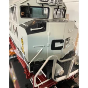 Engines-30-20946-1 - O Gauge SD70ACe Imperial Diesel Engine With Proto-Sound 3.0 - Canadian Pacific (Military - Gray) Cab No. 7022 - Quality Trains and Accessories Galore