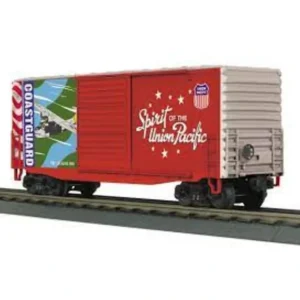Rolling Stock-30-74924 - O Gauge Union Pacific 40 High Cube Box Car ( Coast Guard ) - Quality Trains and Accessories Galore