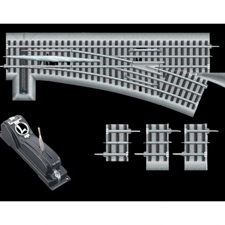 Switches-6-81950 - O60 Remote/Command Switch - RIGHT HAND - Quality Trains and Accessories Galore