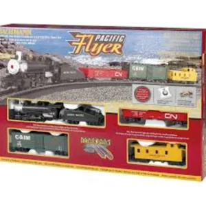 Engines-00692 - Pacific Flyer- HO Ready to Run Set - Quality Trains and Accessories Galore