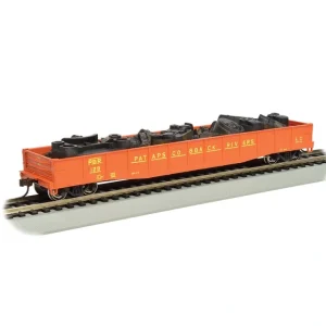 Rolling Stock-71910 - PATAPSCO & BACK RIVERS - 50'6" DROP END GONDOLA W/SCRAP LOAD - Quality Trains and Accessories Galore
