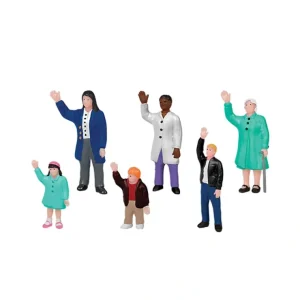 Figures-1930240 - People Waving / 6 PACK - Quality Trains and Accessories Galore