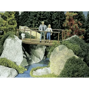 G Scale-331725 - Pola Small Wooden Bridge (Pack of 2) - Quality Trains and Accessories Galore