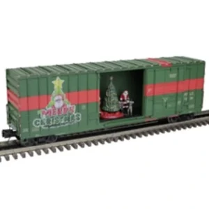 O Rolling Stock-3001439 - PREMIER 50' GUNDERSON BOX CAR CHRISTMAS SPECIAL SANTA GIFT BOX ATLX #1224 - Quality Trains and Accessories Galore