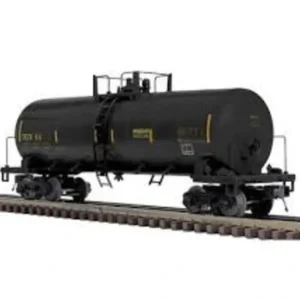 Rolling Stock-3003038-2 - PREMIER 40' MODERN TANK CAR TRANSPORTATION ENERGY #72 (BLACK/YELLOW) - 3RL - Quality Trains and Accessories Galore