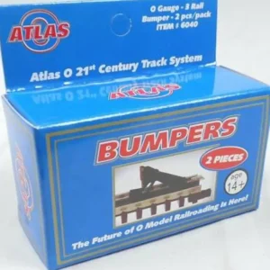 Track-6040 - 3 Rail Track Bumper - 2 Pack - Quality Trains and Accessories Galore