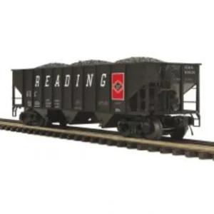 Rolling Stock-20-97967 - Reading 70-ton 3-Bay Hopper Car - Quality Trains and Accessories Galore