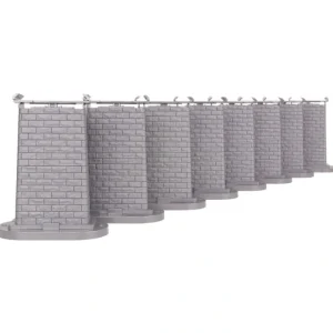 Track-40-1146 - RealTrax - Elevated Trestle System For Lionel Fastrack (8-Piece) - Quality Trains and Accessories Galore