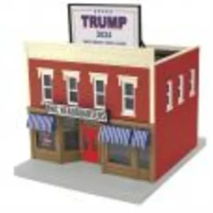 Buildings / Kits-30-90689 - Republican National Committee 2-Story City Building - Quality Trains and Accessories Galore