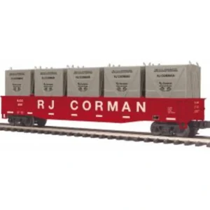 Special Projects-20-95718 - RJ Corman Gondola Car w/LCL Containers #8005 - Quality Trains and Accessories Galore