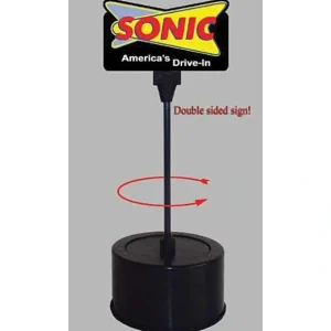 Accessories-55105 - Sonic Double-Sided Rotating Sign - Quality Trains and Accessories Galore