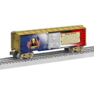 Rolling Stock-6-39340 - THOMAS JEFFERSON BOXCAR - Quality Trains and Accessories Galore
