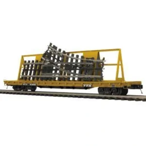 Rolling Stock-20-95142 - TTX 60' Flat Car w/ScaleTrax O-31 Switch - Quality Trains and Accessories Galore