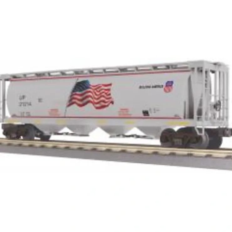 Rolling Stock-30-75735 - Union Pacific 4-Bay Cylindrical Hopper Car - Quality Trains and Accessories Galore