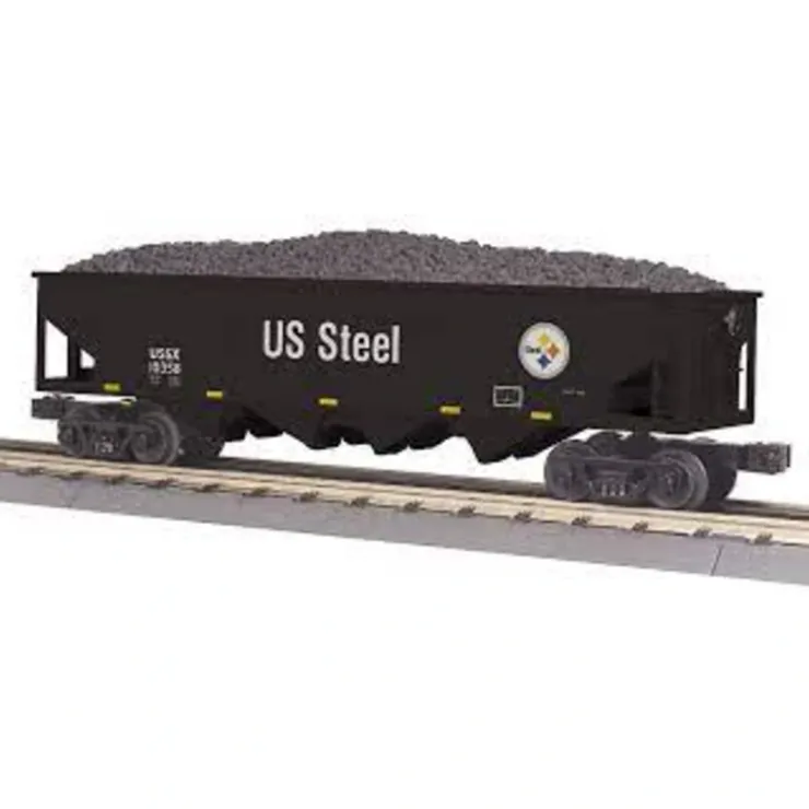 Rolling Stock-30-75640 - United States 4-Bay Hopper Car with Coal Load - Quality Trains and Accessories Galore