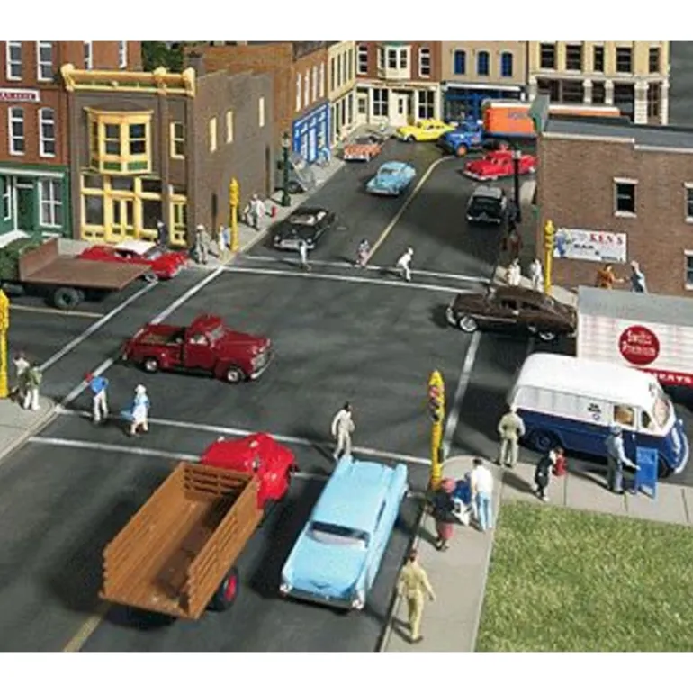 Walthers 933-3194 HO Asphalt Street System Building Kit - Quality Trains and Accessories Galore> Flash Sale