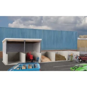 Walthers 933-4139 HO Bulk Material Storage Building Kit - Quality Trains and Accessories Galore> Sale