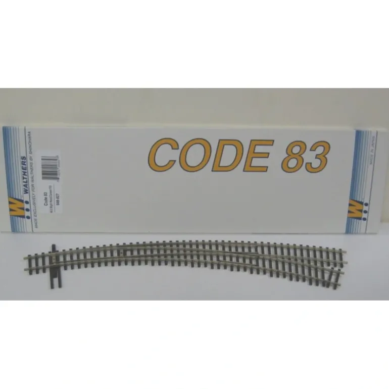 Walthers 948-827 HO Code 83 6.5 Right Hand Curved Turnout - Quality Trains and Accessories Galore> Cheap