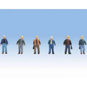 Walthers 949-6047 HO Construction Workers Figures (Set of 6) - Quality Trains and Accessories Galore> Cheap