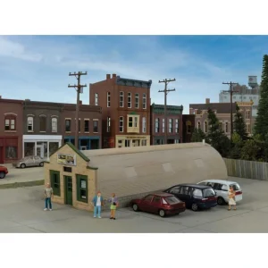 Walthers 933-3561 HO Converted Quonset Hut Building Kit - Quality Trains and Accessories Galore> Best Sale