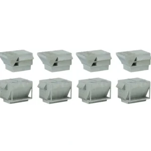 Walthers 933-4077 HO HVAC Units - 2 Styles (Set of 8) - Quality Trains and Accessories Galore> Cheap