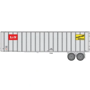 Walthers 949-2602 HO Louisville & Nashville Flexi-Van 40' Trailer (Pack of 2) - Quality Trains and Accessories Galore> Best